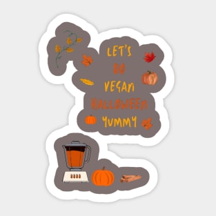 Vegan Halloween Sticker